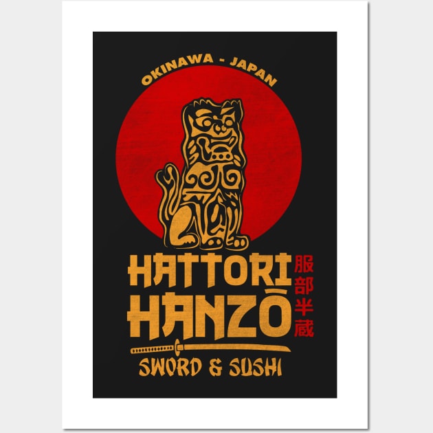 Hattori Hanzo Wall Art by Melonseta